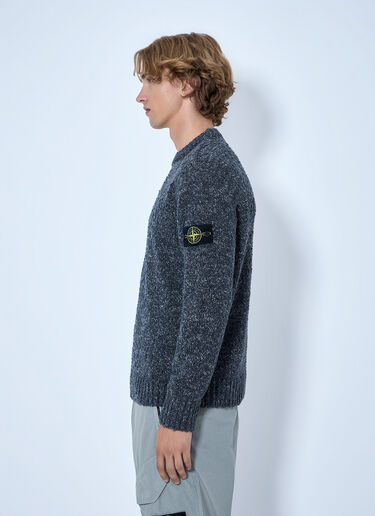 LN-CC® - Stone Island: Crewneck Wool-Blend Sweater - Grey Stone Island Crewneck Wool-Blend Sweater Grey sto0165013