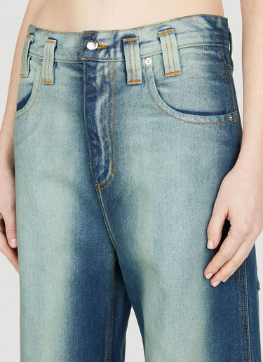 Eckhaus Latta Baggy Jeans Blue eck0351004