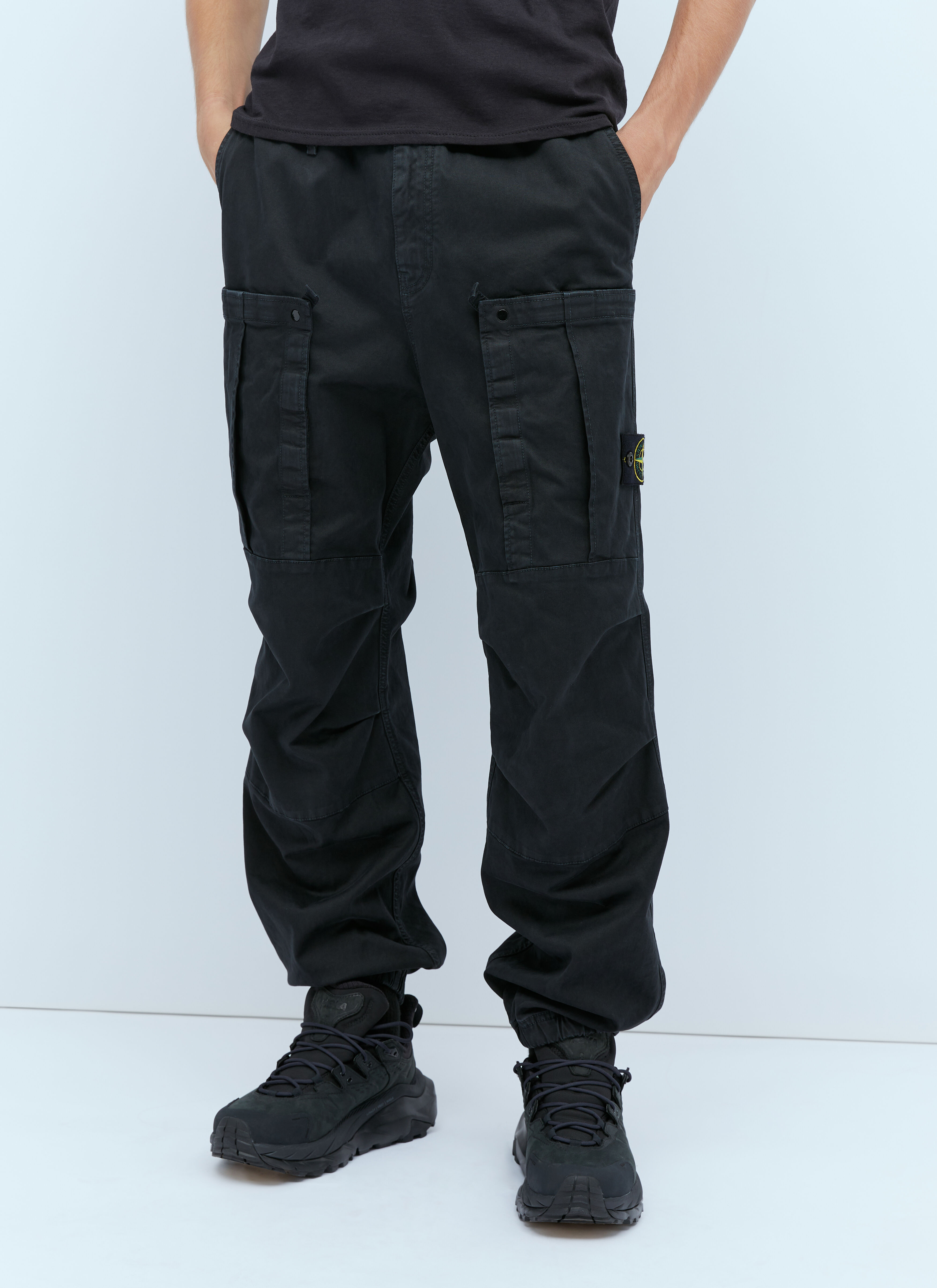 Stone island twill hotsell cargo pants