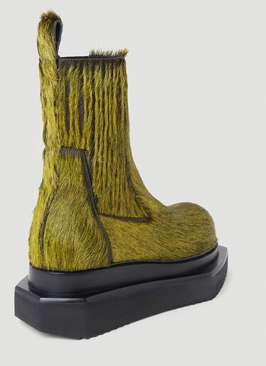 Rick Owens Fur Anke Boots Green ric0253032
