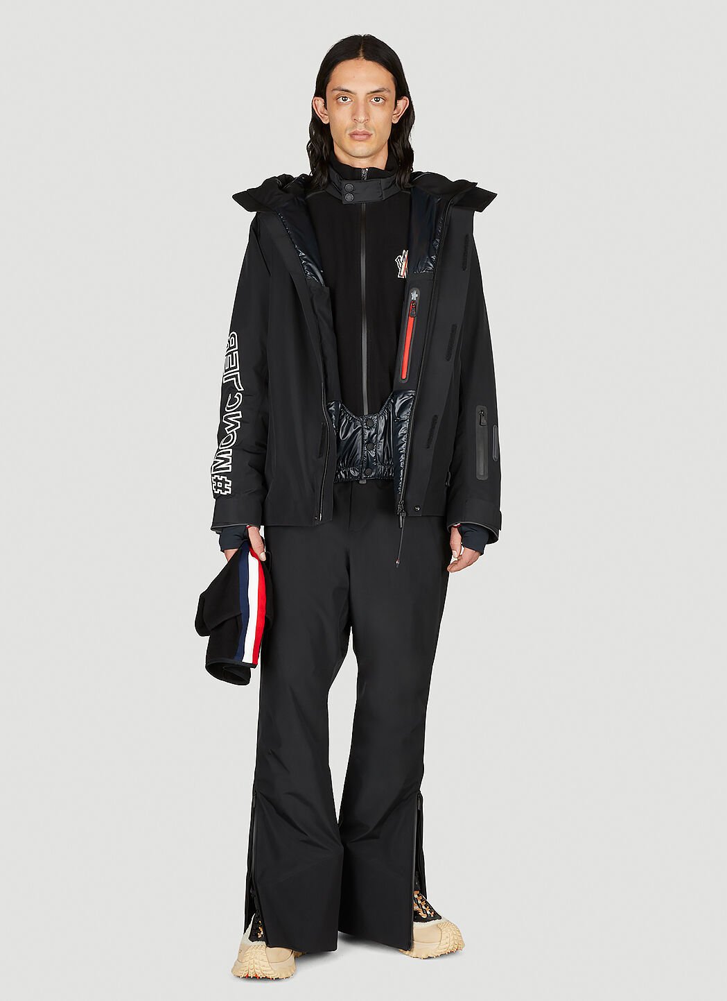 Moncler Grenoble メンズ ストレッチナイロンスキーパンツ の ブラック | LN-CC®