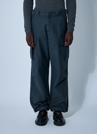 Prada Cotton Cargo Pants Dark Grey pra0161005