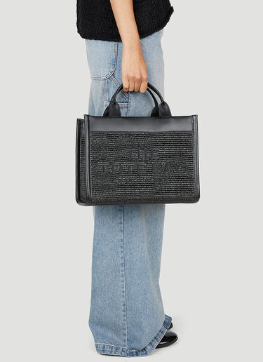 DTM Woven Medium Tote Bag Marc Jacobs DTM Woven Medium Tote Bag Black mcj0253019