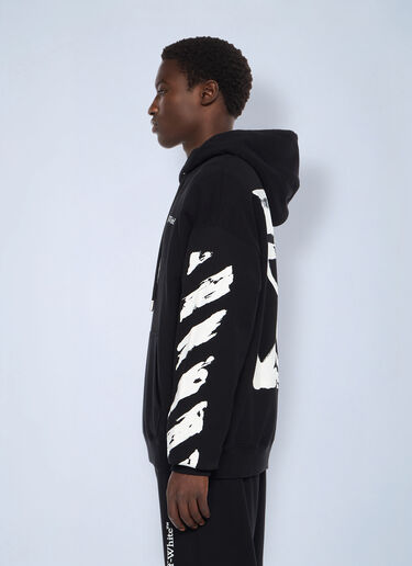 Ink Arrow Skate Hooded Sweatshirt Off-White Ink Arrow Skate Hooded Sweatshirt Black ofw0162030