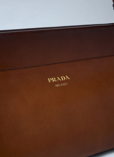 Medium Enchaîné Shoulder Bag Prada Medium Enchaîné Shoulder Bag Brown pra0262017