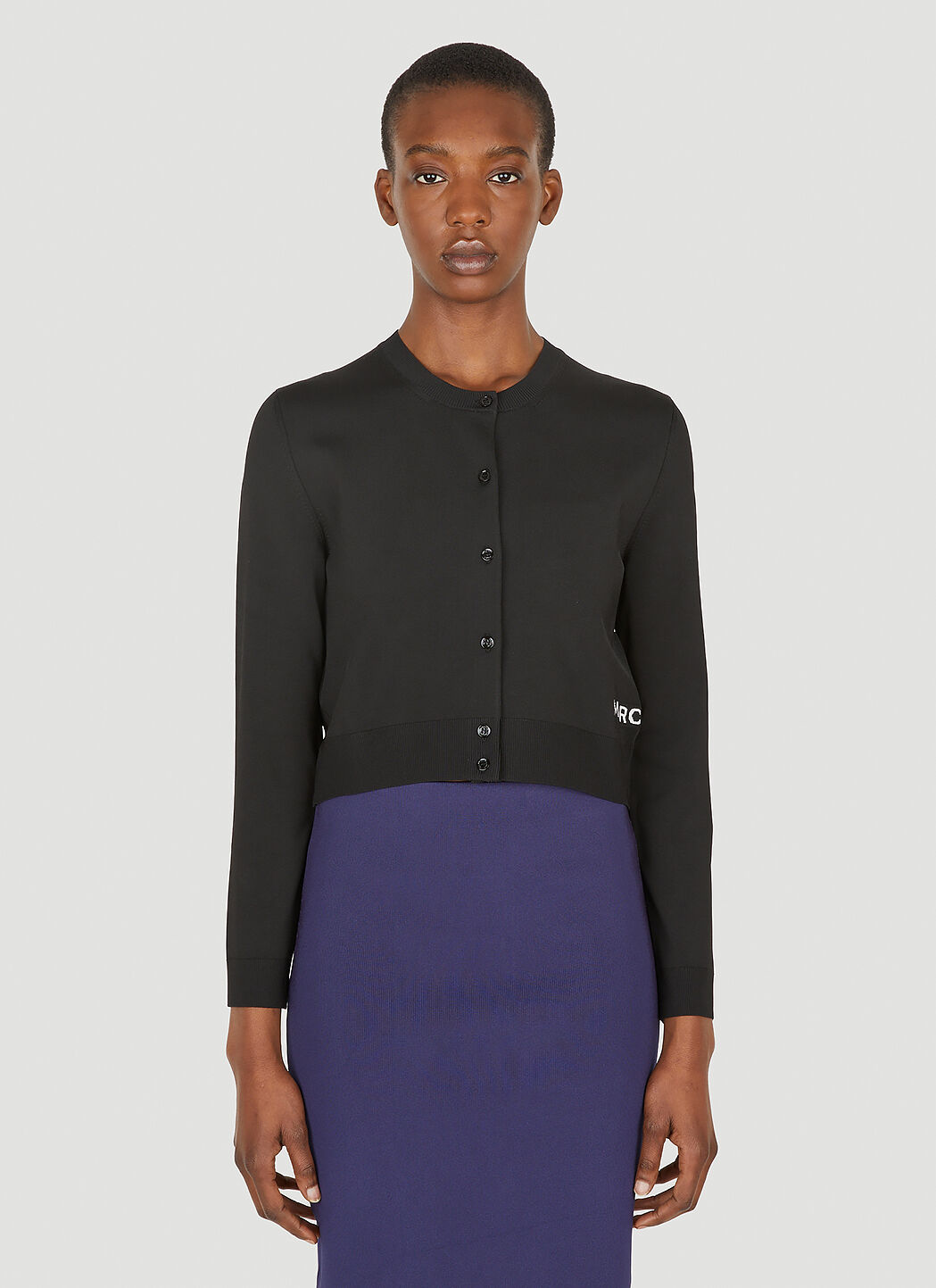 Marc Jacobs The Cropped Cardigan en Black LN CC