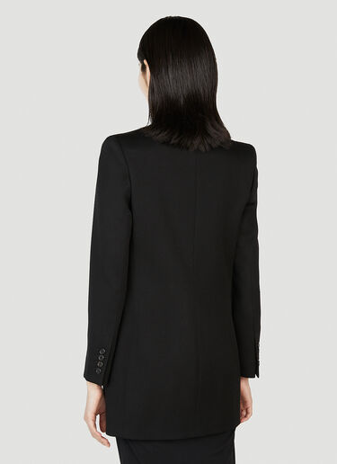 Saint Laurent Peak Lapels Blazer Black sla0251015