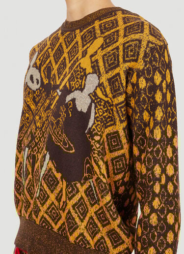 Final Patched Sweater Vivienne Westwood Final Patched Sweater Yellow vvw0152019