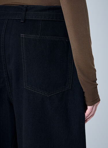 Lemaire Belted Twisted Pants Black lem0260009