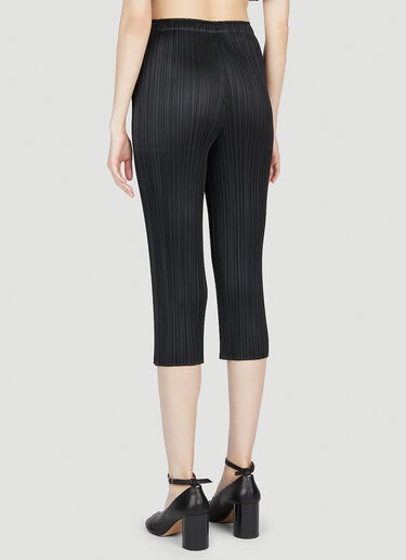 クロップドプリーツパンツ Pleats Please Issey Miyake クロップドプリーツパンツ ブラック plp0253021