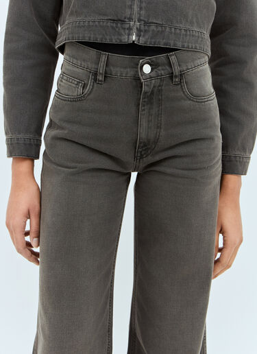 Coperni Wide Leg Jeans Grey cpn0257004