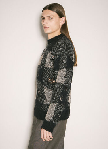 Our Legacy Sonar Crewneck Sweater Black our0159010
