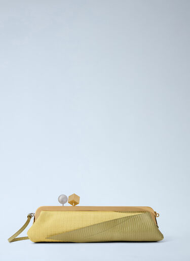 Jacquemus Salon MaÃ¯s 皮革手拿包 黄色 jac0264049