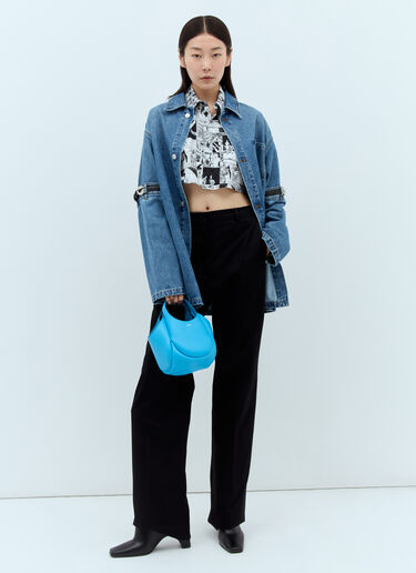 미니 버킷 스와이프 백 Coperni 미니 버킷 스와이프 백 블루 cpn0255009