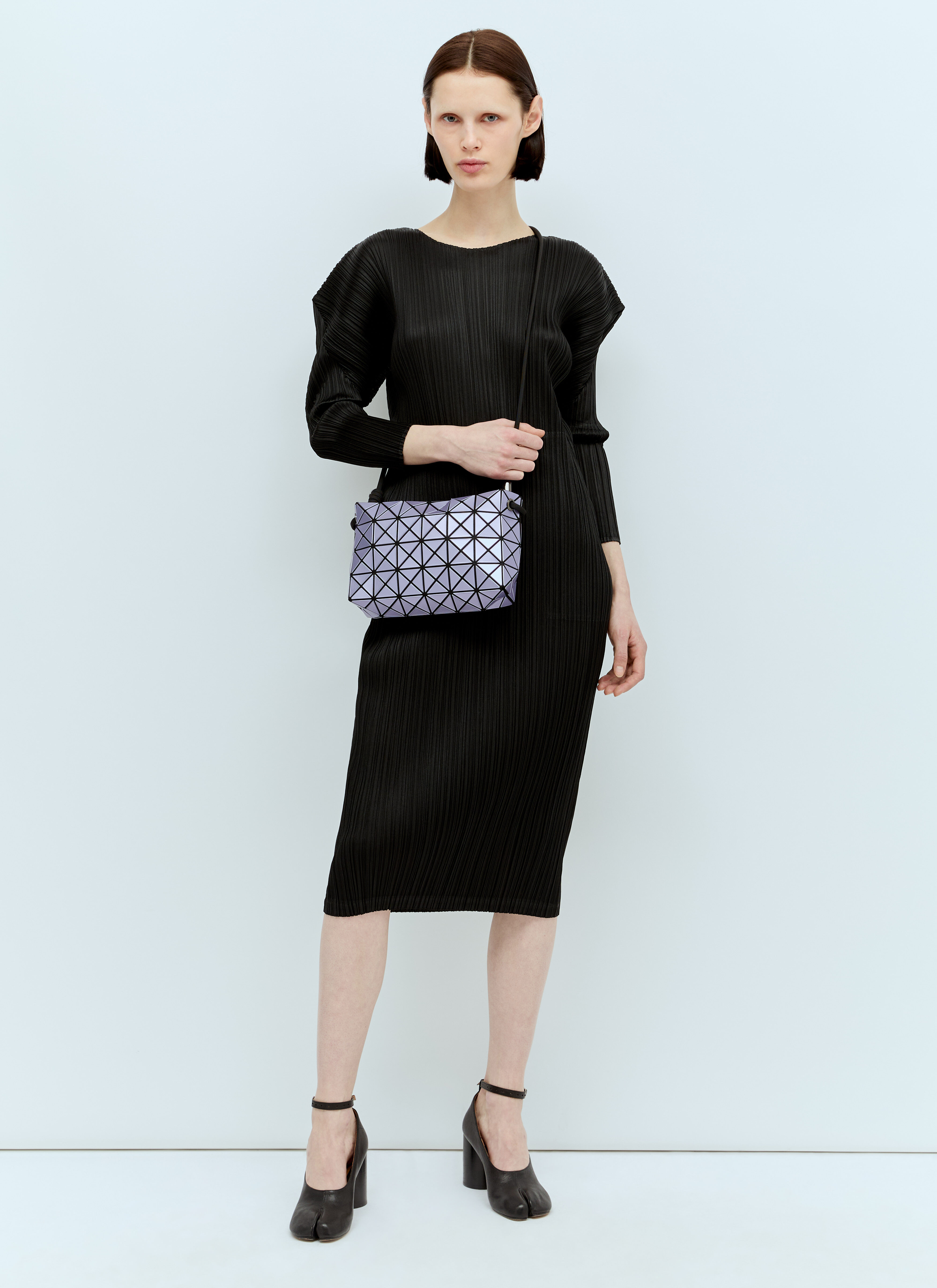 Bao Bao Issey Miyake Women's' Loop Metallic Shoulder Bag in Purple