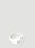 D'heygere Logo Signet Ring White hey0348004