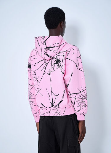 LN-CC® - Bott: Shattered Zip Hoodie - Pink Bott Shattered Zip Hoodie Pink bot0165008