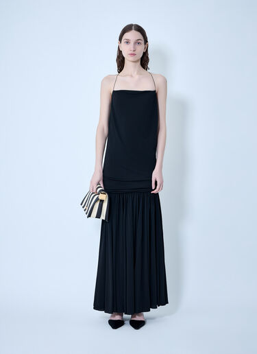Jacquemus La Robe Abiha Long Dress Black jac0264030