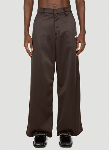 Martine Rose Oversized Track Pants Brown mtr0352006