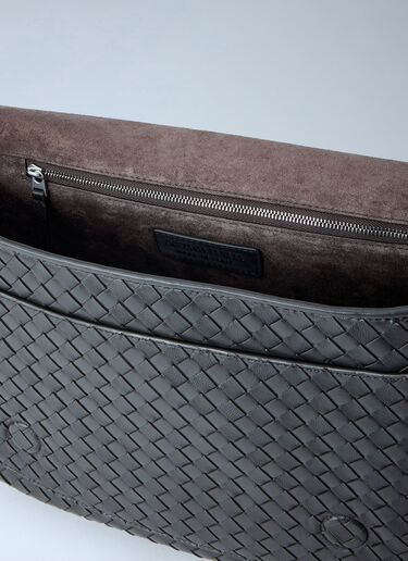 LN-CC® - Bottega Veneta: Veneto Large Messenger Bag - Dark Brown Bottega Veneta Veneto Large Messenger Bag Dark Brown bov0165002