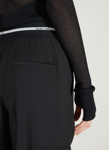 Helmut Lang Pull On Cargo Pants Black hlm0253008