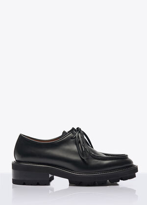 The Row Carolina Lace-Up Shoes Black row0259012