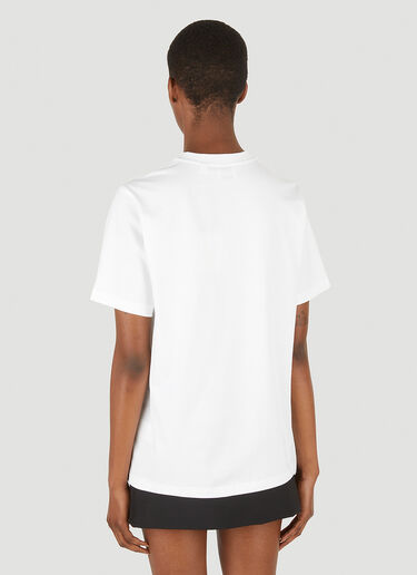 Burberry Logo Patch T-Shirt White bur0251019