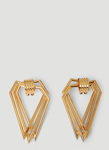 Multi Triangle Earrings Gucci Multi Triangle Earrings Gold guc0251005