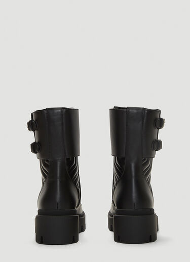 Gucci Frances Leather Boots   Black guc0241074