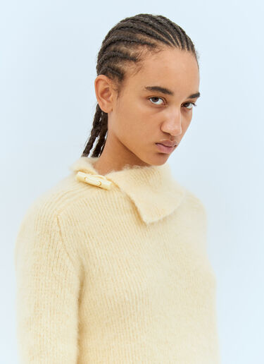 Le Pull Marina Sweater Jacquemus Le Pull Marina Sweater Yellow jac0258005