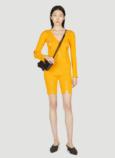 Ester Manas Knit Biker Shorts Orange est0252008