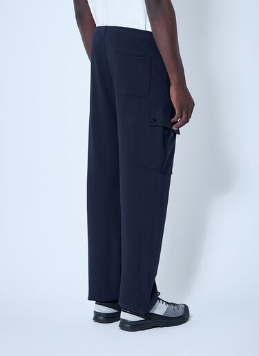 C.P. Company Diagonal Raised Fleece Cargo Pants Blue pco0159011