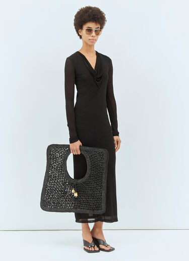 Jacquemus Le Carré Spiaggia Handbag Black jac0258041