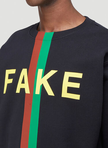 Gucci Fake Not Sweatshirt Black guc0142028