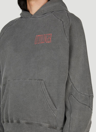 x Brook Hsu Multiline Hooded Sweatshirt Ottolinger x Brook Hsu Multiline Hooded Sweatshirt Dark Grey ott0152005