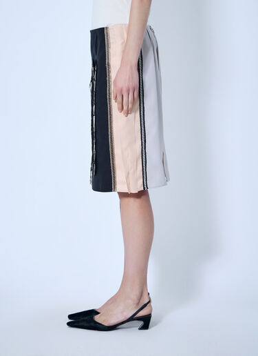 Marni Appliquéd Midi Skirt Black mni0266003