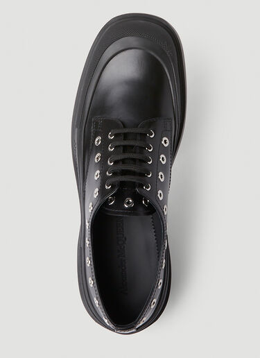 Alexander McQueen Eyelet Derby Shoes Black amq0151049