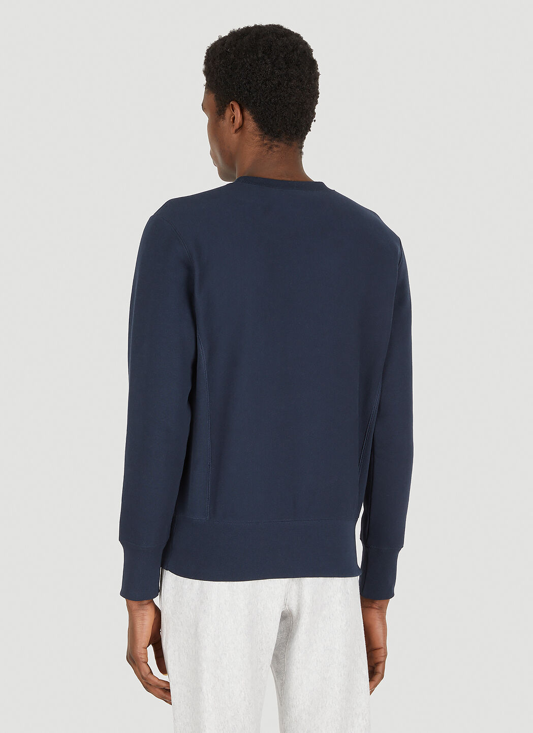 Champion sweater navy blue coat online