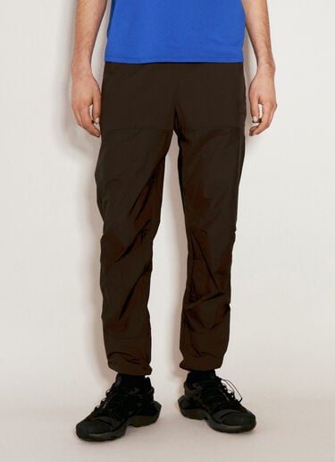 District Vision Ultralight DWR Paneled Track Pants Brown dtv0156016
