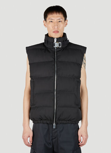 1017 ALYX 9SM Rollercoaster Buckle Gilet Jacket Black aly0151002