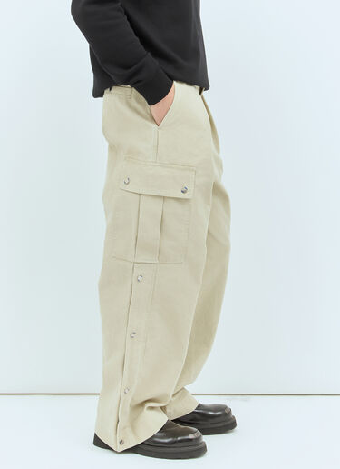 Burberry 棉质工装裤 乳白色 bur0157004