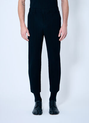 Homme Plissé Issey Miyake Pleated Pants With Belt Loops Black hmp0159014