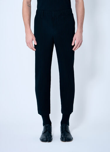 Homme Plissé Issey Miyake Pleated Pants With Belt Loops Black hmp0159014