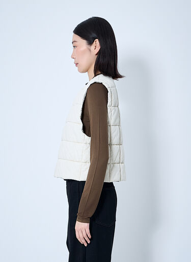 Lemaire Wadded Gilet Cream lem0260001