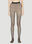 Balenciaga Crystal Embellished Mesh Tights Black bal0252035