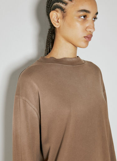 Compton Long Sleeve T-Shirt Eytys Compton Long Sleeve T-Shirt Brown eyt0351008