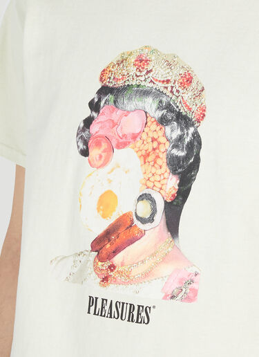 Pleasures English Breakfast T-Shirt Cream pls0151002