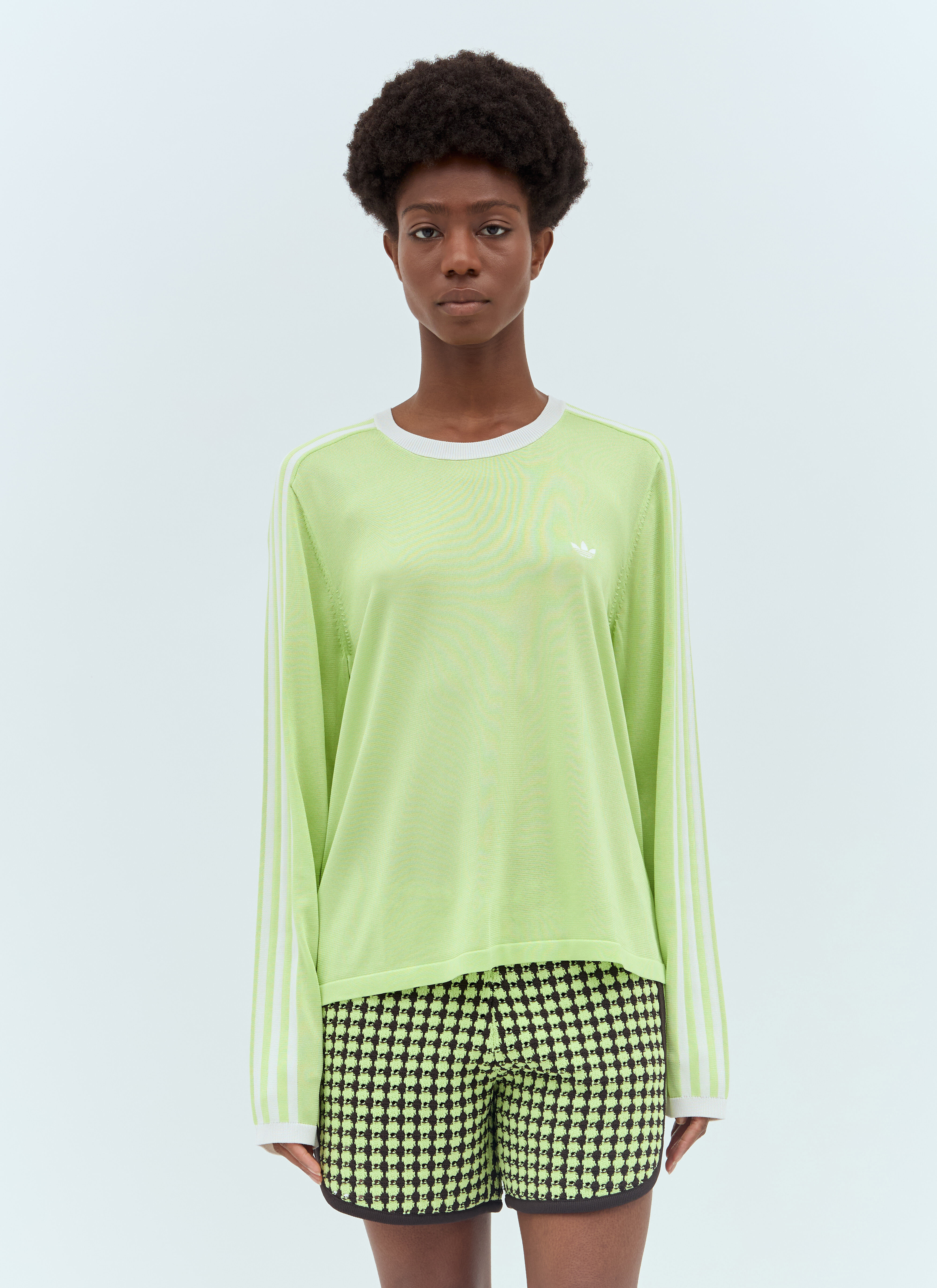 adidas Wales Bonner ライムグリーン 長袖トップス
