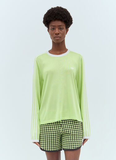 adidas by Wales Bonner 长袖针织 T 恤 绿色 awb0357011