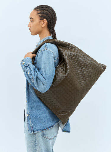 Bottega Veneta Large Hop Shoulder Bag Green bov0257048